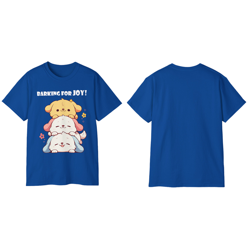 100% Cotton Short Sleeve Tee | Kawaii-Dog-002