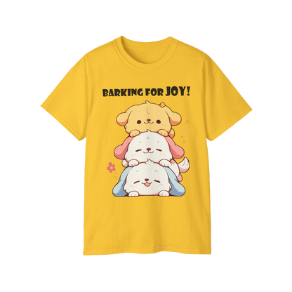 100% Cotton Short Sleeve Tee | Kawaii-Dog-002