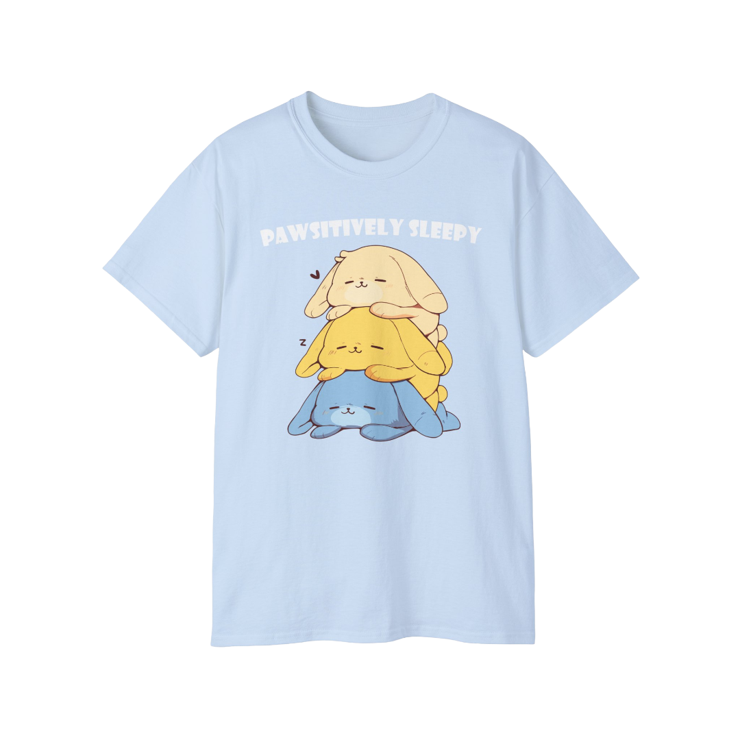 100% Cotton Short Sleeve Tee | Kawaii-Dog-003