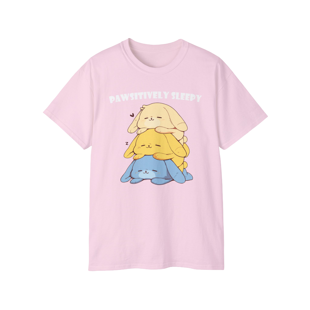 100% Cotton Short Sleeve Tee | Kawaii-Dog-003