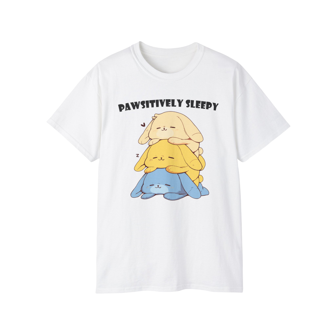 100% Cotton Short Sleeve Tee | Kawaii-Dog-003