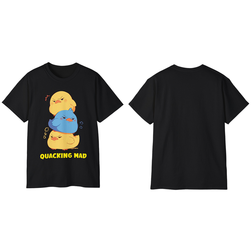 100%纯棉短袖T恤 | Kawaii-Duck-001