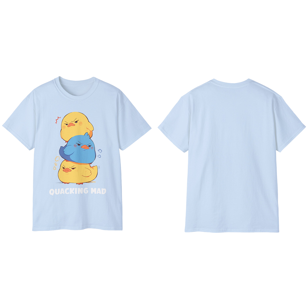 100%纯棉短袖T恤 | Kawaii-Duck-001