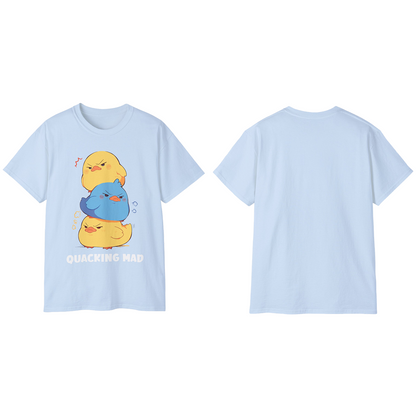 100% Cotton Short Sleeve Tee | Kawaii-Duck-001