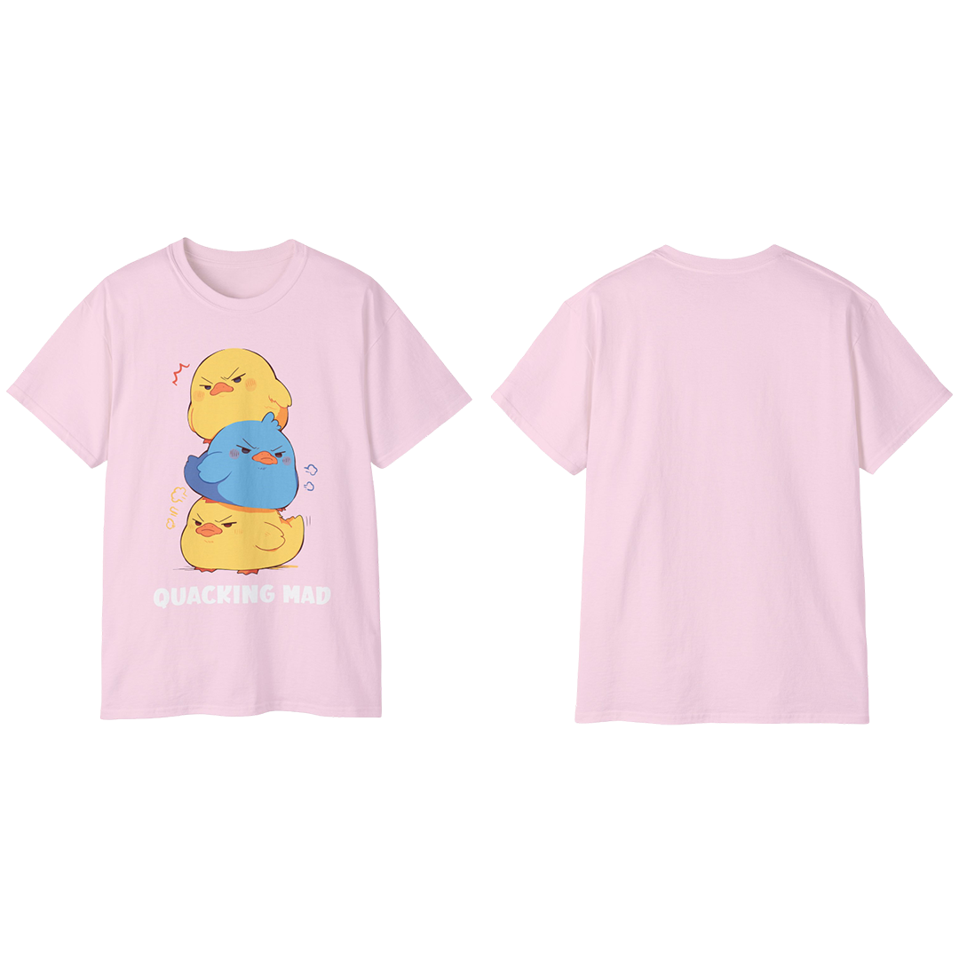 100%纯棉短袖T恤 | Kawaii-Duck-001