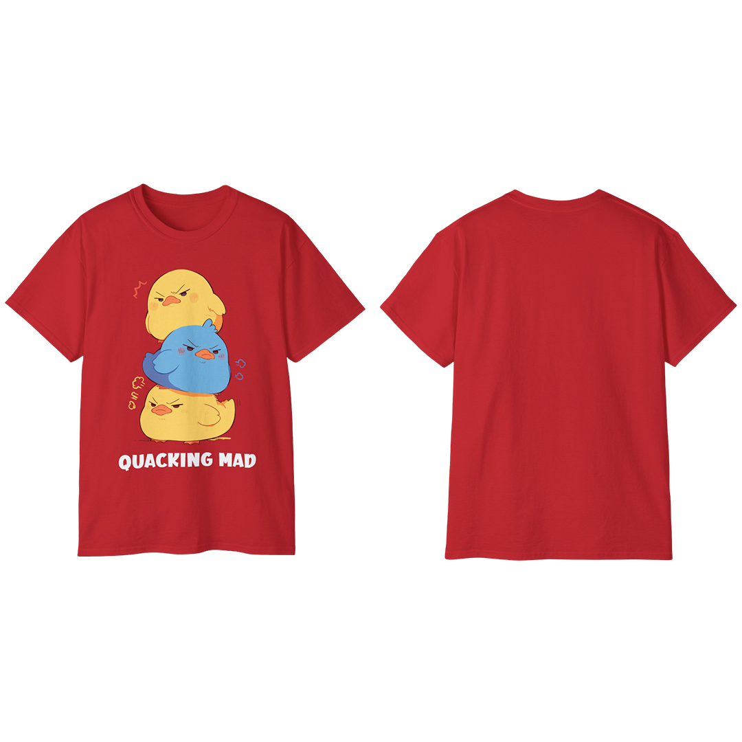 100%纯棉短袖T恤 | Kawaii-Duck-001