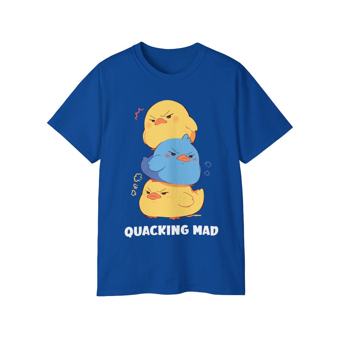 100%纯棉短袖T恤 | Kawaii-Duck-001