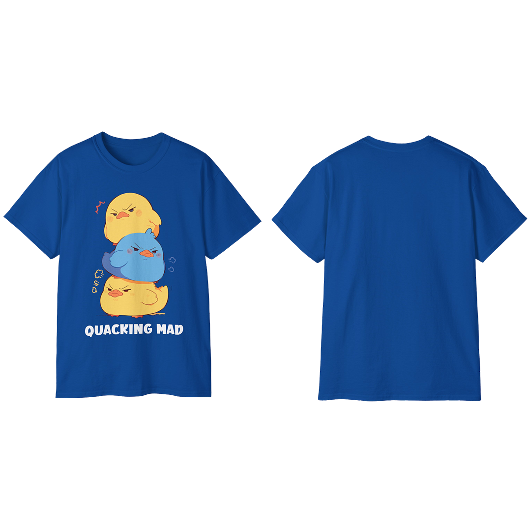 100% Cotton Short Sleeve Tee | Kawaii-Duck-001