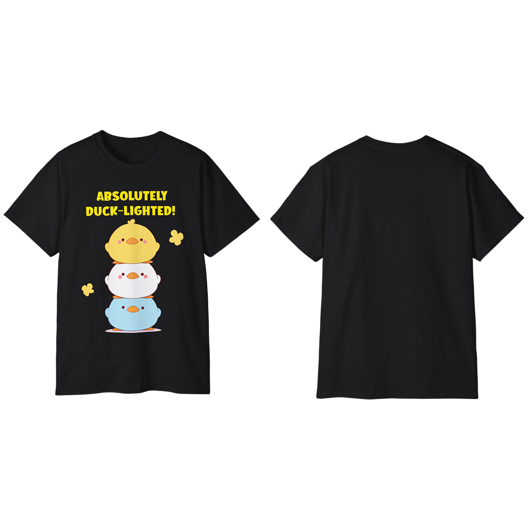 100% Cotton Short Sleeve Tee | Kawaii-Duck-002