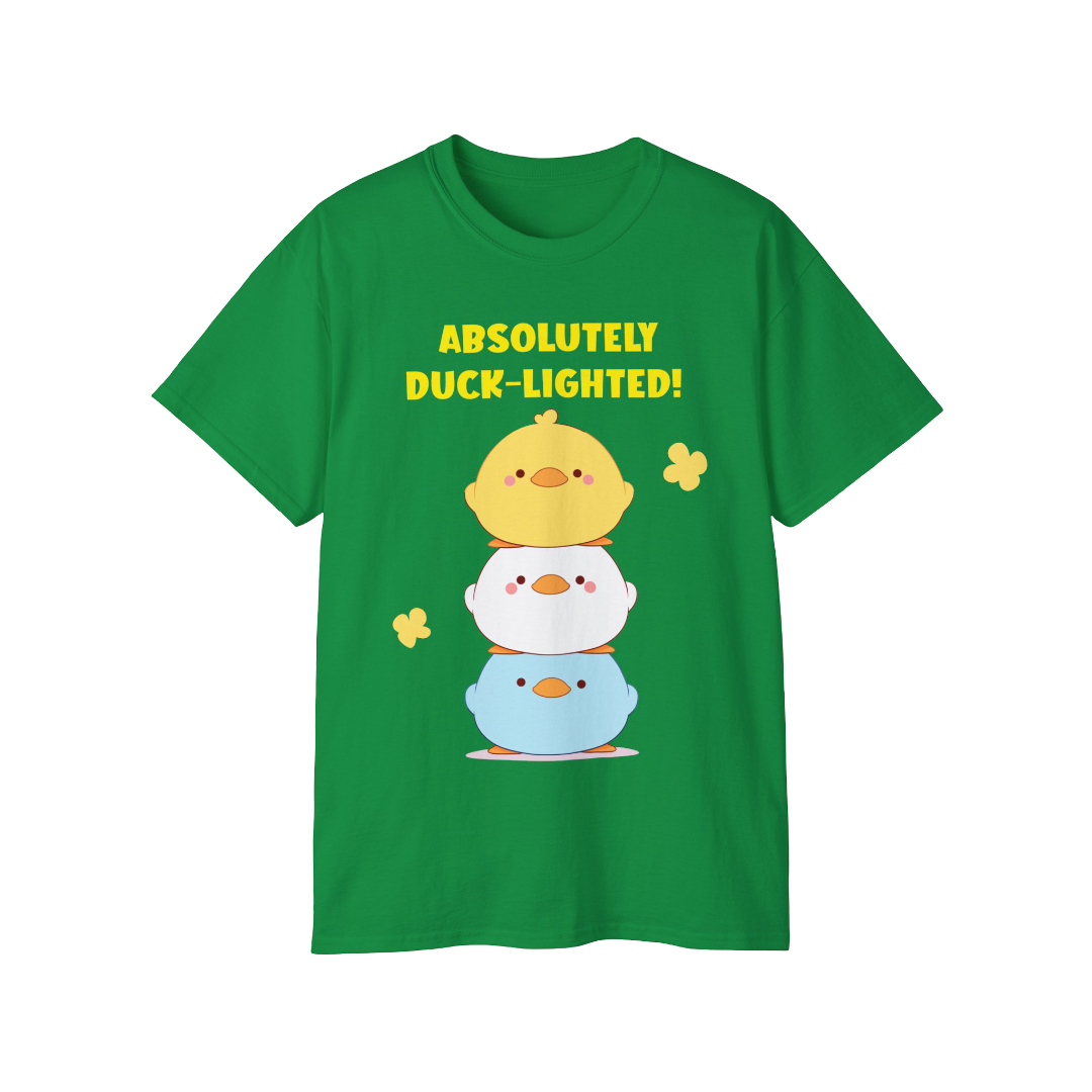 100% Cotton Short Sleeve Tee | Kawaii-Duck-002