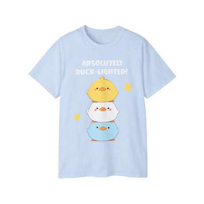 100% Cotton Short Sleeve Tee | Kawaii-Duck-002