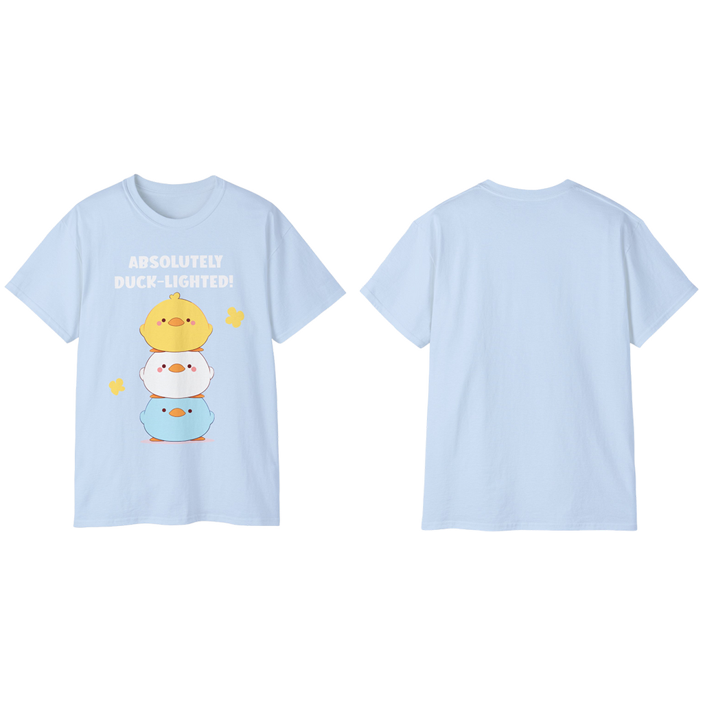 100%纯棉短袖T恤 | Kawaii-Duck-002