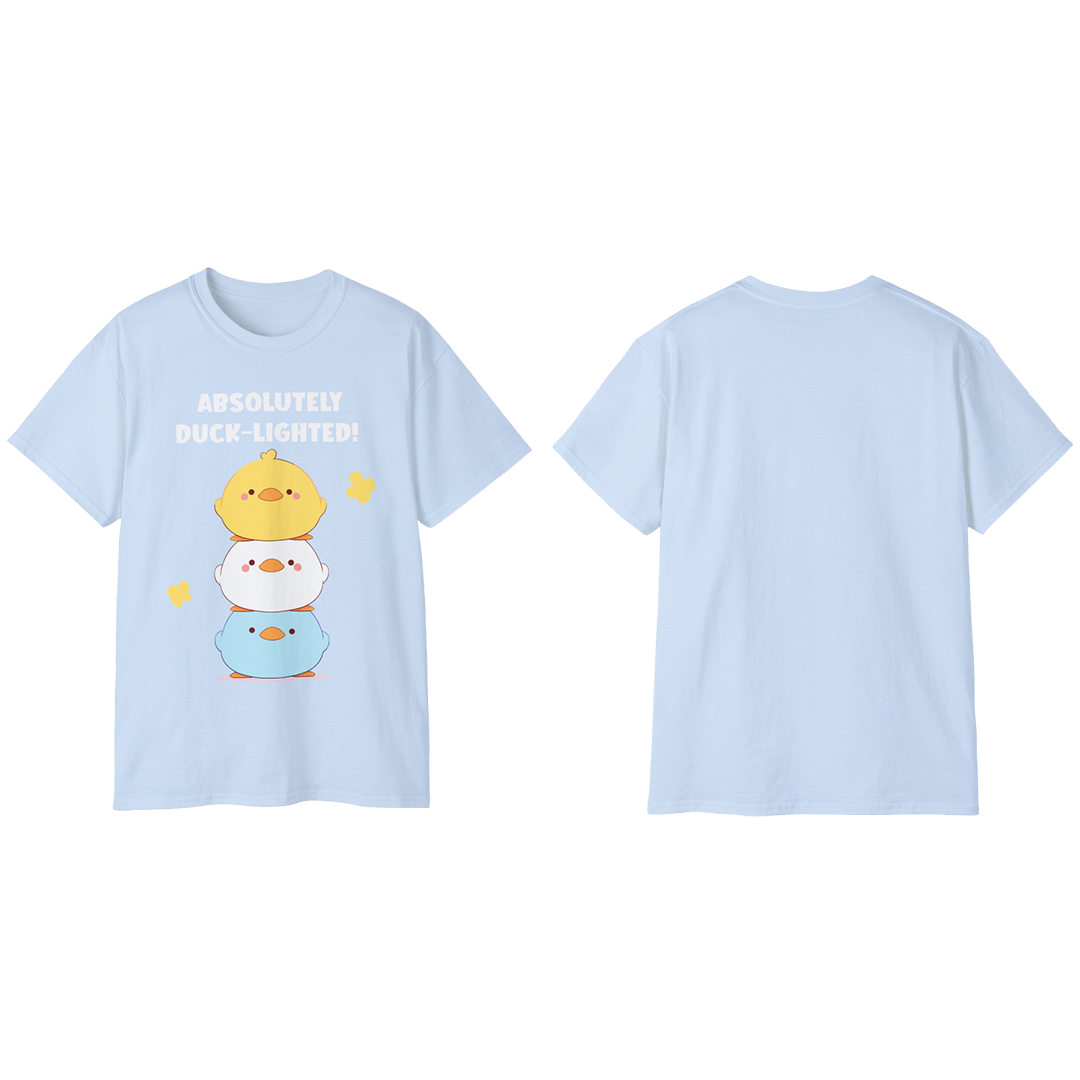 100% Cotton Short Sleeve Tee | Kawaii-Duck-002