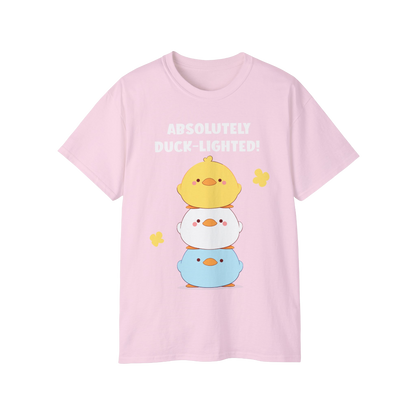 100% Cotton Short Sleeve Tee | Kawaii-Duck-002