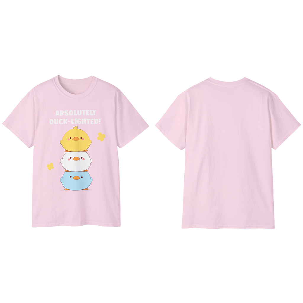 100%纯棉短袖T恤 | Kawaii-Duck-002