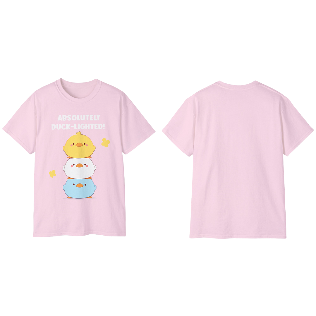 100% Cotton Short Sleeve Tee | Kawaii-Duck-002