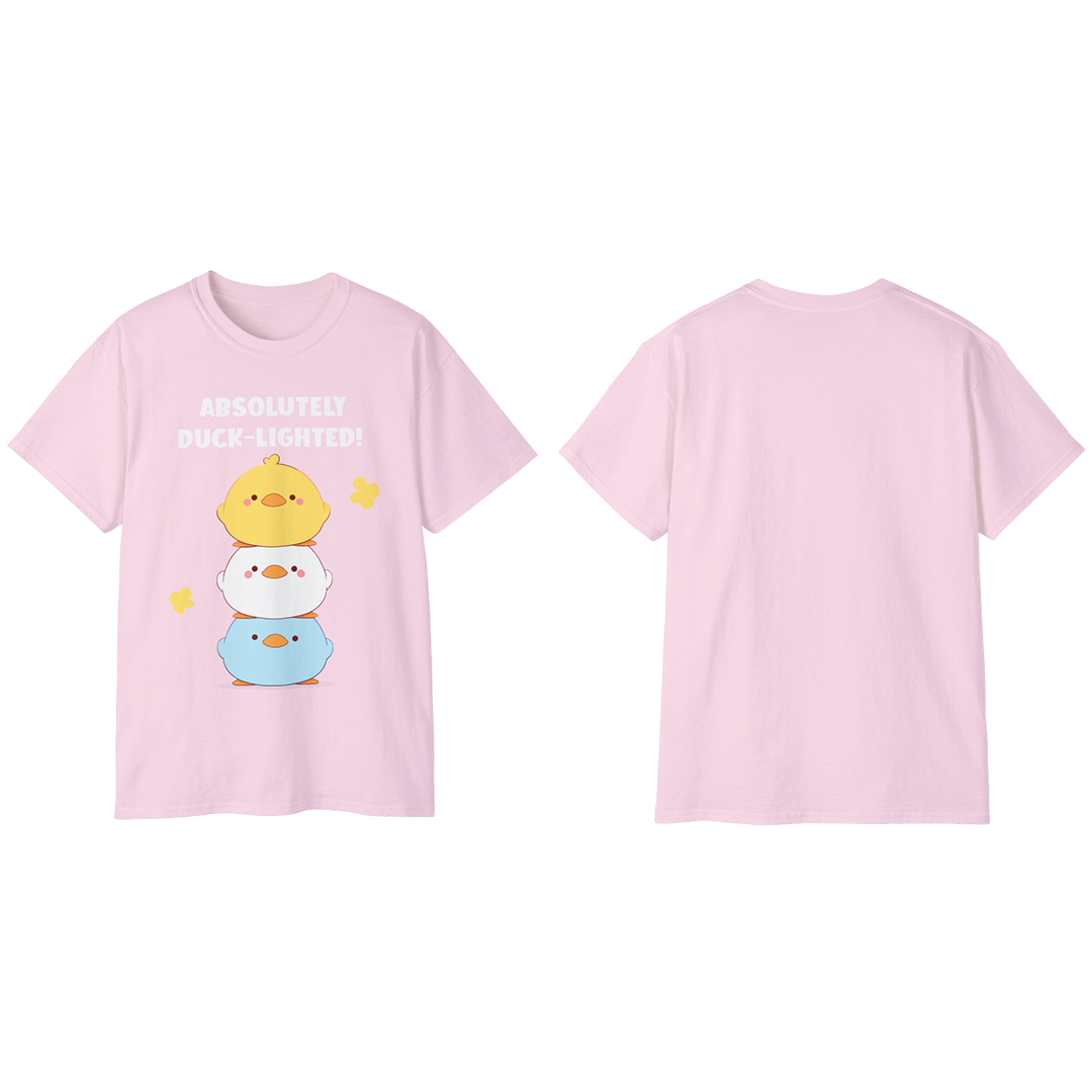 100%纯棉短袖T恤 | Kawaii-Duck-002