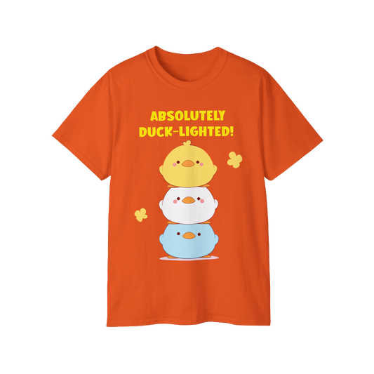 100% Cotton Short Sleeve Tee | Kawaii-Duck-002