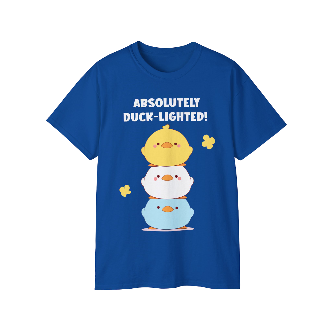 100% Cotton Short Sleeve Tee | Kawaii-Duck-002