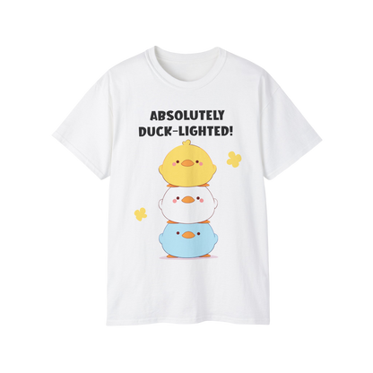 100% Cotton Short Sleeve Tee | Kawaii-Duck-002