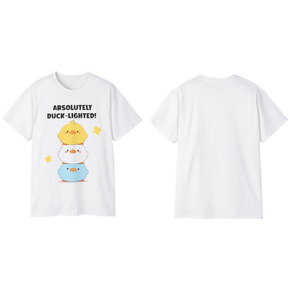 100% Cotton Short Sleeve Tee | Kawaii-Duck-002