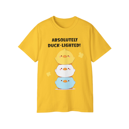 100% Cotton Short Sleeve Tee | Kawaii-Duck-002