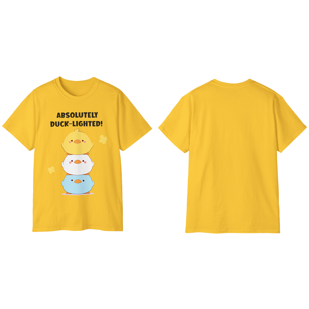 100% Cotton Short Sleeve Tee | Kawaii-Duck-002