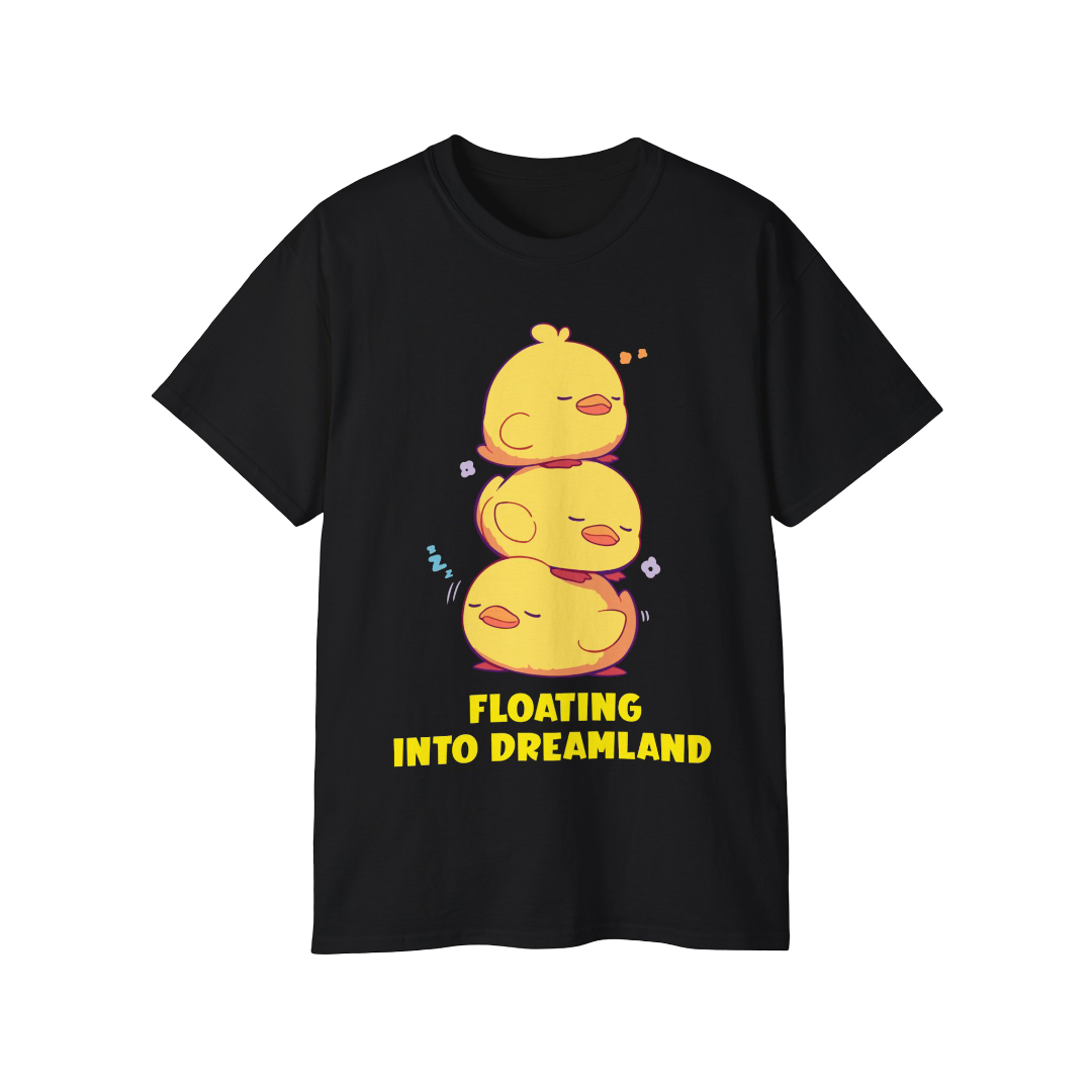 100% Cotton Short Sleeve Tee | Kawaii-Duck-003