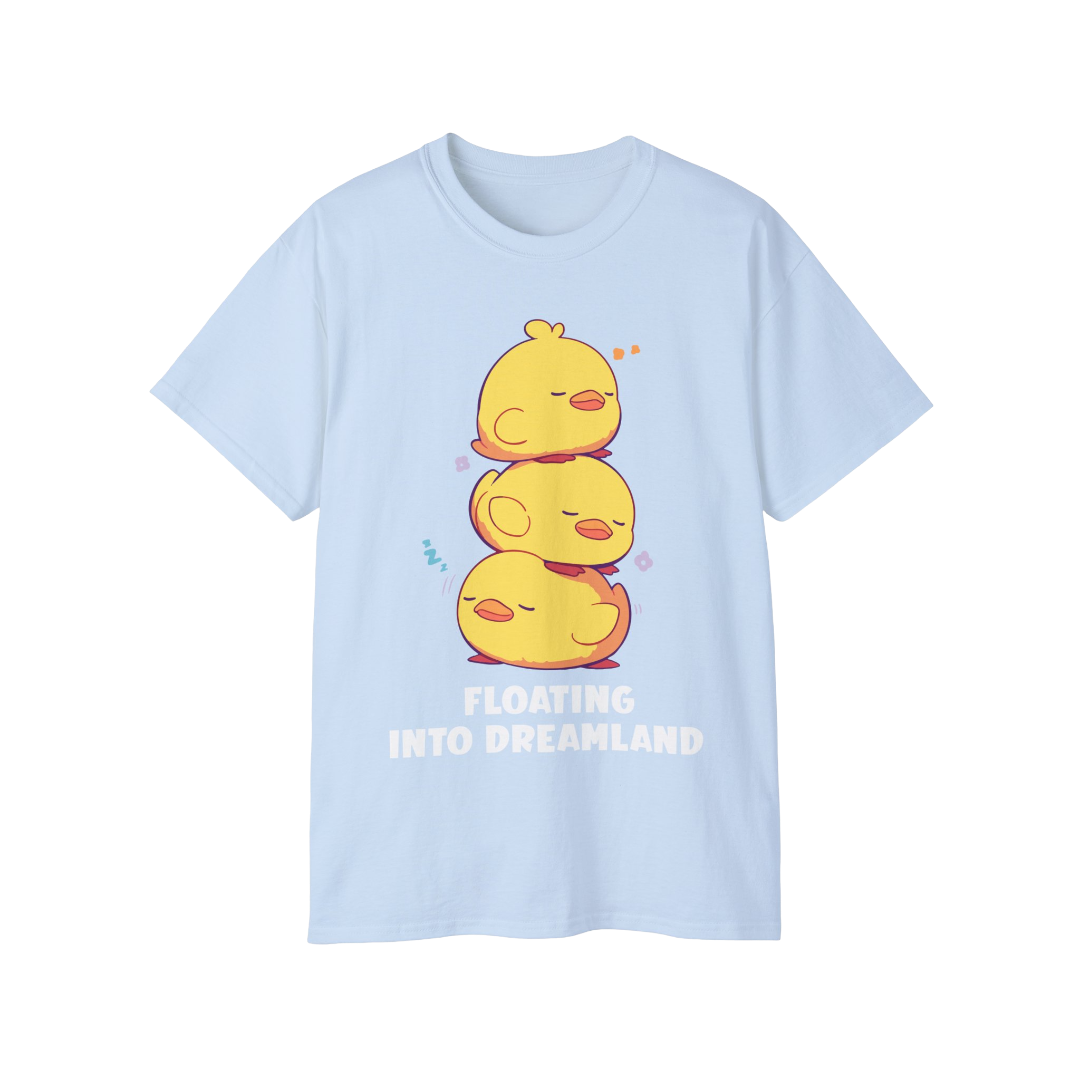 100% Cotton Short Sleeve Tee | Kawaii-Duck-003