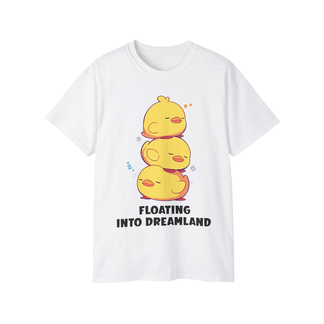 100% Cotton Short Sleeve Tee | Kawaii-Duck-003