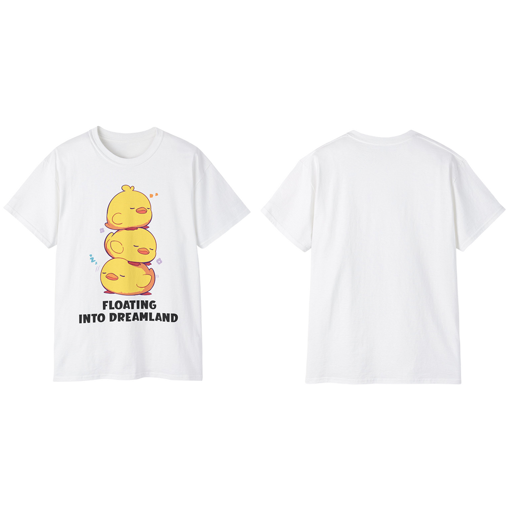100%纯棉短袖T恤 | Kawaii-Duck-003
