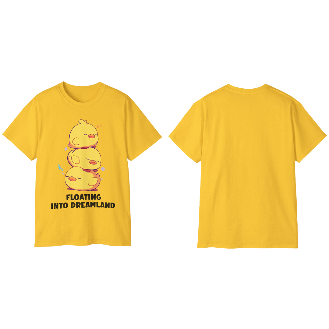 100% Cotton Short Sleeve Tee | Kawaii-Duck-003