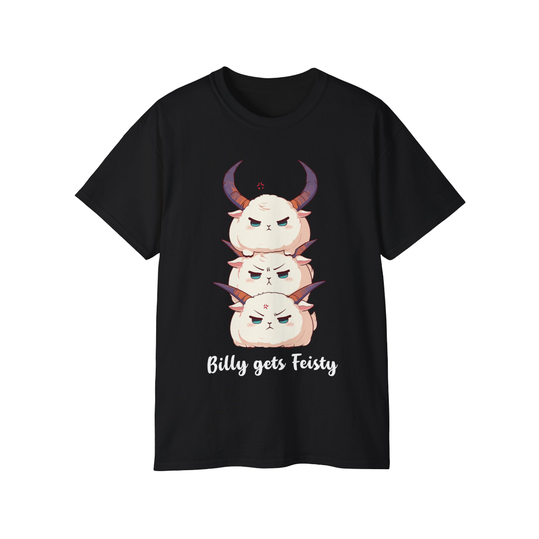 100%纯棉短袖T恤 | Kawaii-Goat-001
