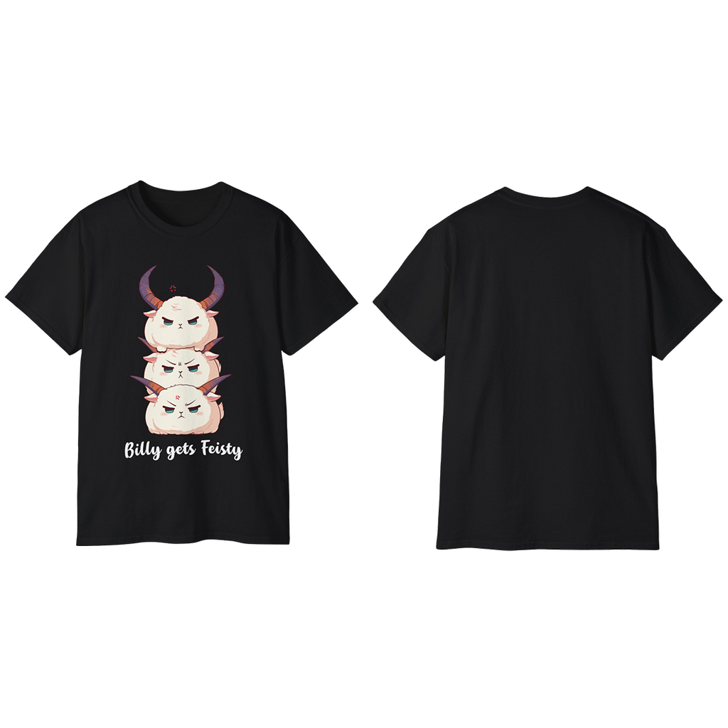 100%纯棉短袖T恤 | Kawaii-Goat-001