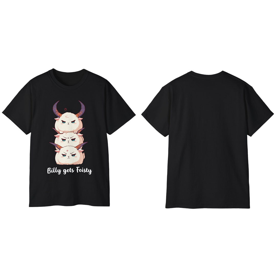 100%纯棉短袖T恤 | Kawaii-Goat-001
