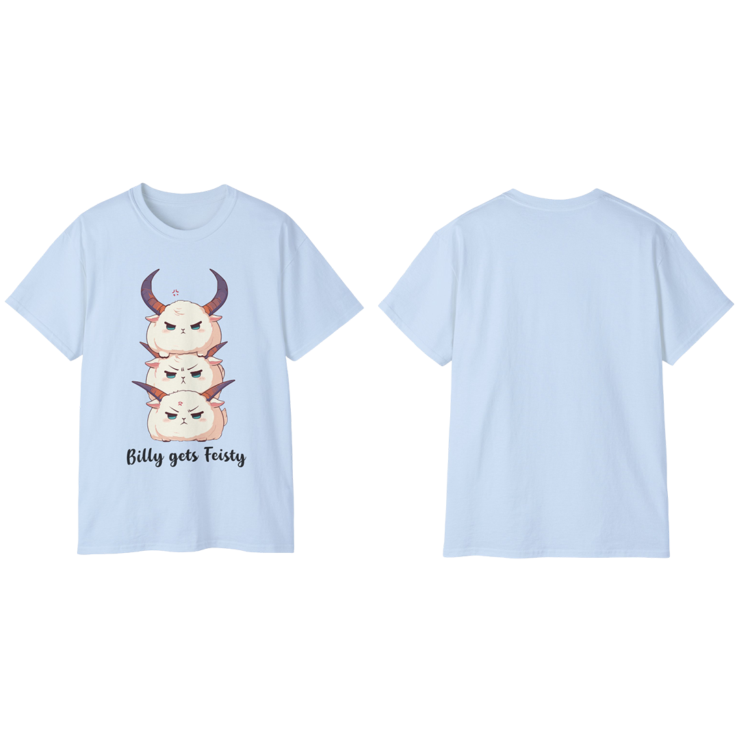 100% Cotton Short Sleeve Tee | Kawaii-Goat-001