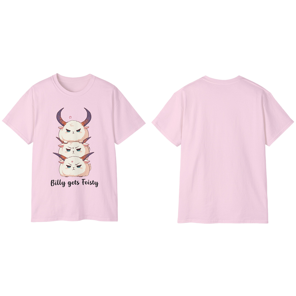100%纯棉短袖T恤 | Kawaii-Goat-001