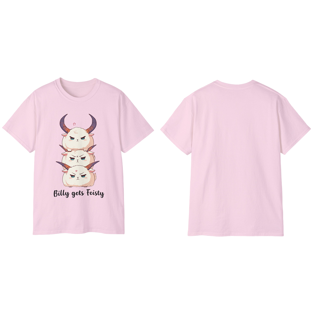 100% Cotton Short Sleeve Tee | Kawaii-Goat-001