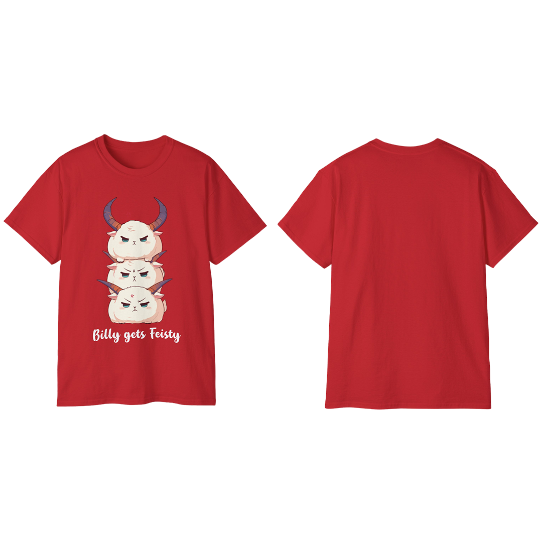 100% Cotton Short Sleeve Tee | Kawaii-Goat-001