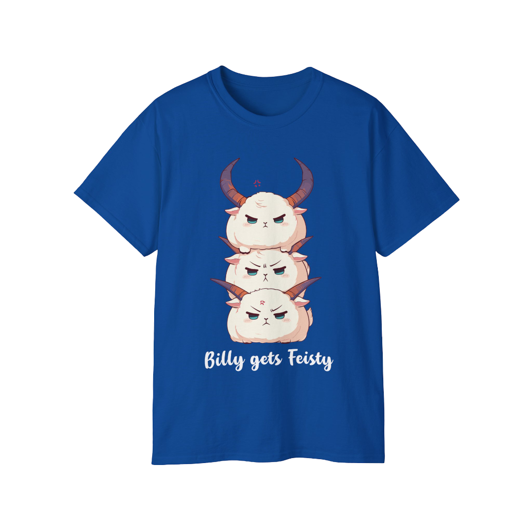 100% Cotton Short Sleeve Tee | Kawaii-Goat-001