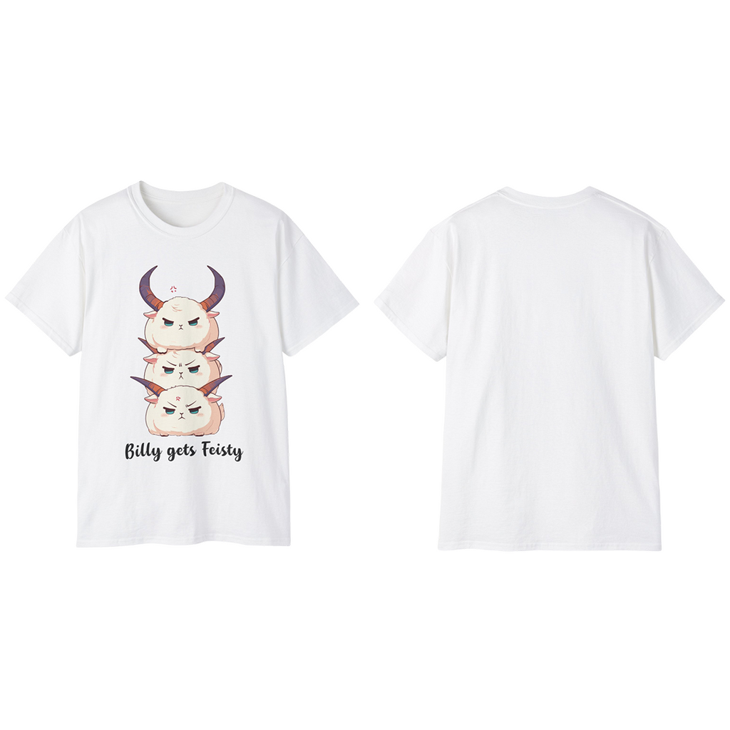 100%纯棉短袖T恤 | Kawaii-Goat-001