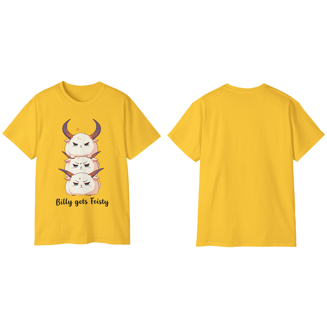 100% Cotton Short Sleeve Tee | Kawaii-Goat-001