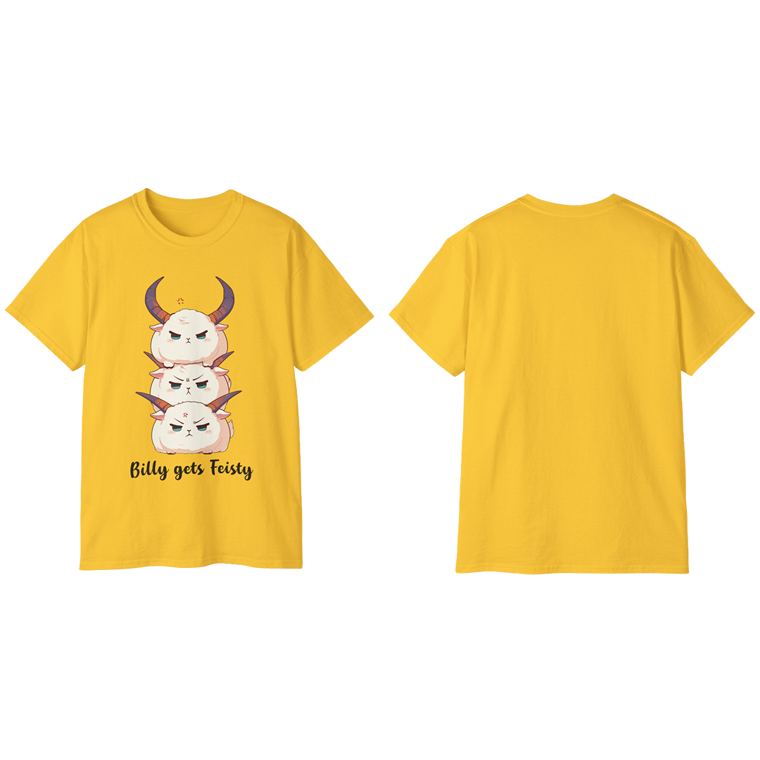 100%纯棉短袖T恤 | Kawaii-Goat-001