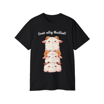 100% Cotton Short Sleeve Tee | Kawaii-Goat-002