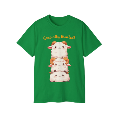 100% Cotton Short Sleeve Tee | Kawaii-Goat-002