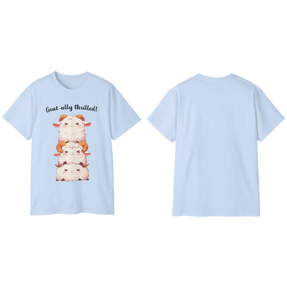 100% Cotton Short Sleeve Tee | Kawaii-Goat-002