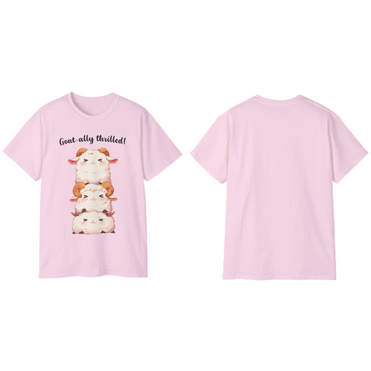 100% Cotton Short Sleeve Tee | Kawaii-Goat-002