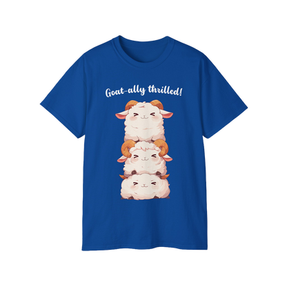 100% Cotton Short Sleeve Tee | Kawaii-Goat-002