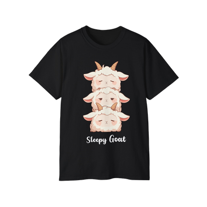 100% Cotton Short Sleeve Tee | Kawaii-Goat-003