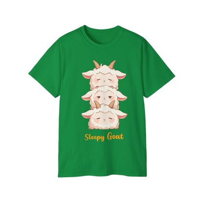 100% Cotton Short Sleeve Tee | Kawaii-Goat-003